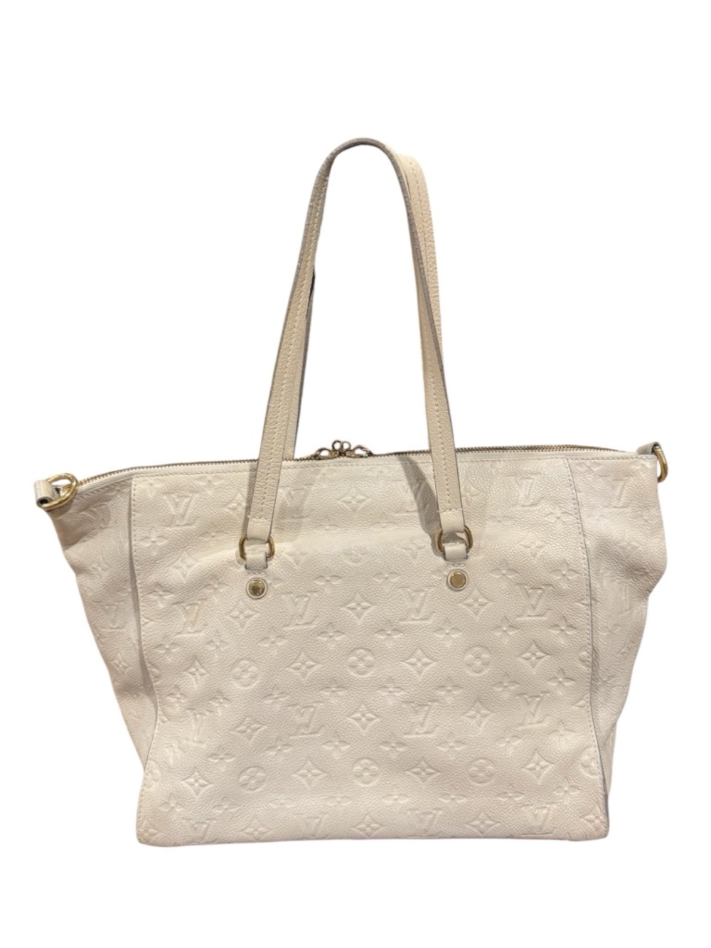 Louis Vuitton Empreinte LV Monogram Leather Lumineuse PM Tote Bag Neigo Creme - Picture 2 of 16